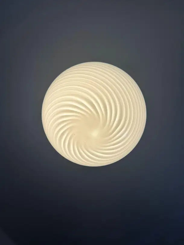 Italian Murano Sphere Globe Pendant Lamp