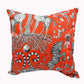 Animal Safari and Black Velvet Pillow