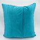 Blue Details & Light Blue Velvet Pillow