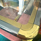 Vintage Chrome and Brass Vanity with Stool Set  – 1980s