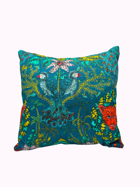 Colourful Jungle Animals Pillow