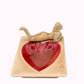 Pin-up Ceramic Deck Aces Heart Card Ashtray