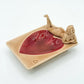 Pin-up Ceramic Deck Aces Heart Card Ashtray