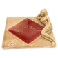 Pin-up Ceramic Deck Aces Diamond Card Ashtray