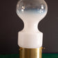 1970s RAAK Amsterdam Ombre Glass Table Lamp with Brushed Gold Base