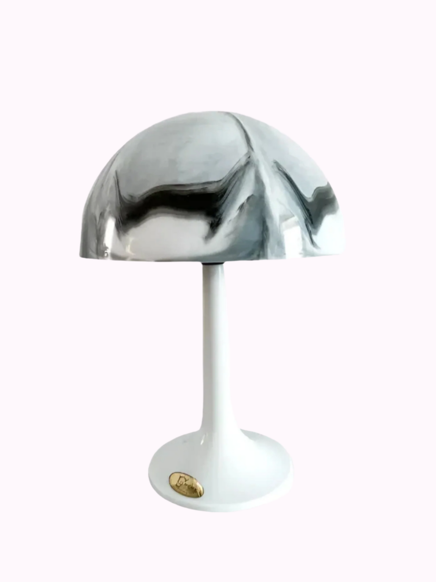 Vintage Space Mushroom Black Table Lamps