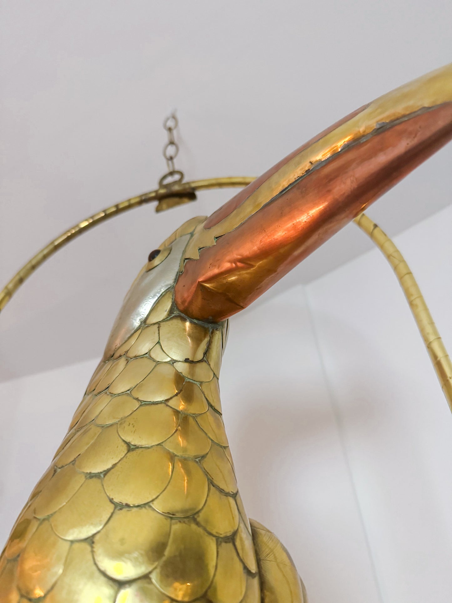 Toucan Bird Brass Sculpture