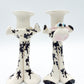 Pair of Vintage Cow Candle Holders