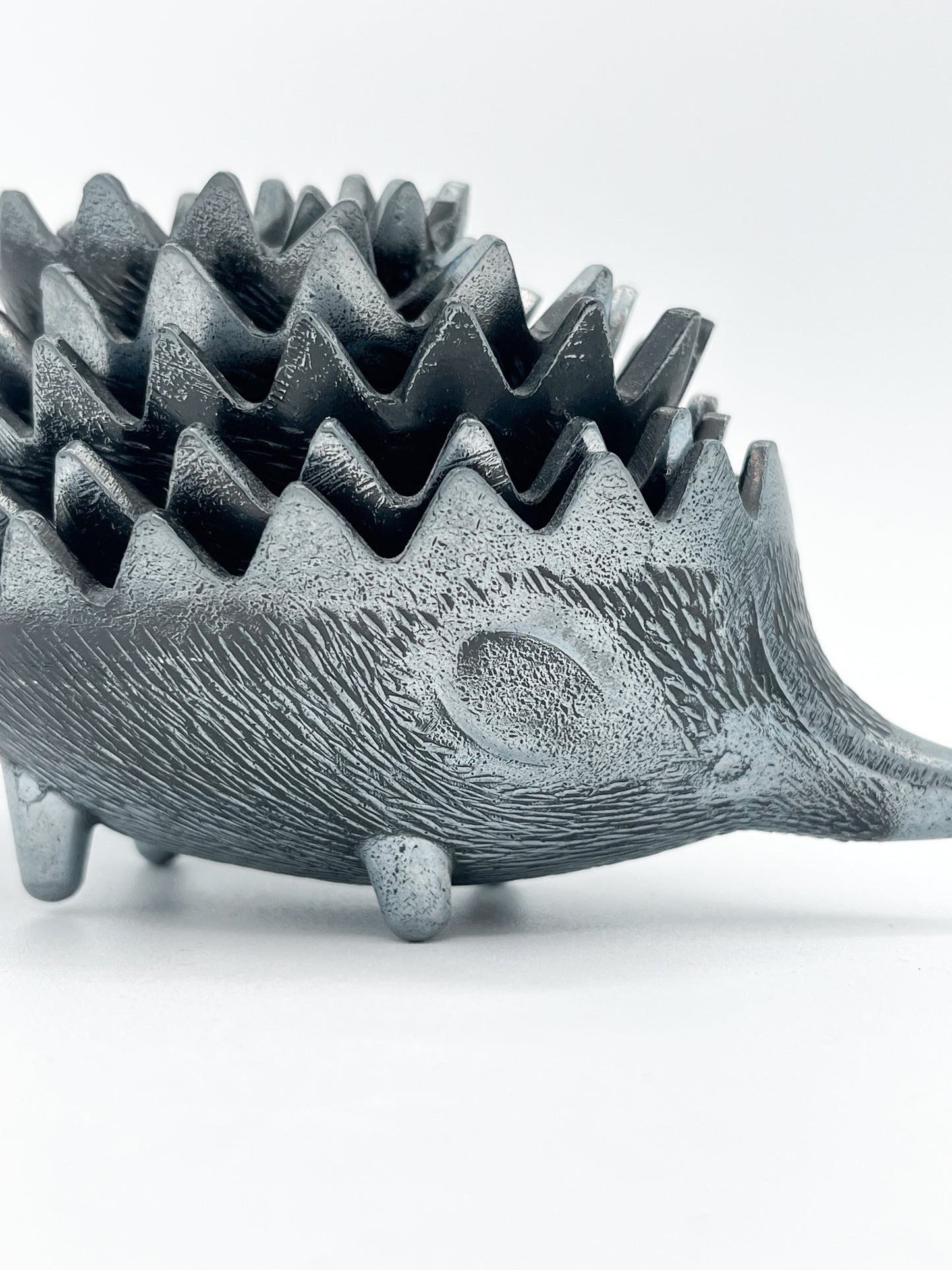 Set of 6 Hedgehog Sculptures Ashtray - Walter Bosse Stackable