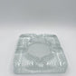 Mid Century Clear Crystal Heavy Ashtray 1960's