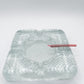 Mid Century Clear Crystal Heavy Ashtray 1960's