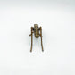 Vintage Solid Brass Grasshopper Figurine – Insect Paperweight