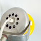 VEB Narva Adjustable Desk Lamp, East Germany, Yellow Chrome 1970s