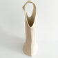 Large Michel Harvey Ceramic Tank Top Vase – Sculptural Quebec Art Pottery Canada