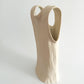 Large Michel Harvey Ceramic Tank Top Vase – Sculptural Quebec Art Pottery Canada