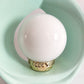Sculptural Teardrop Table Lamp – Mint Green – Rare 1980s Art Deco Lighting