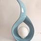 Sculptural Teardrop Table Lamp – Sky Light Blue – 1980s Postmodern Style