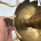 Pair of Vintage Brass Cobra Snake Candle Holders – Hand-Etched Revival Style