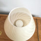 Medium Murano Lamp Butter Light Yellow Murano Vintage Swirl Glass Italian