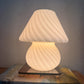 Medium Murano Lamp Butter Light Yellow Murano Vintage Swirl Glass Italian