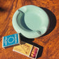Vintage Pastel Green Ceramic Ashtray, Postmodern Design, Circa 1980