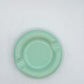Vintage Pastel Green Ceramic Ashtray, Postmodern Design, Circa 1980