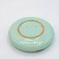 Vintage Pastel Green Ceramic Ashtray, Postmodern Design, Circa 1980