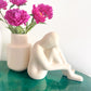 IKEA Någon Ceramic Seated Figure Sculpture by Ab Majid, Scandinavian Modern 1990