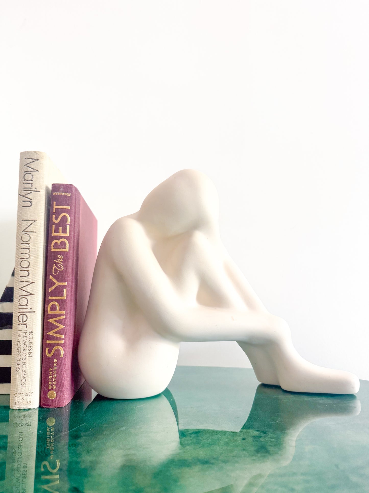 IKEA Någon Ceramic Seated Figure Sculpture by Ab Majid, Scandinavian Modern 1990