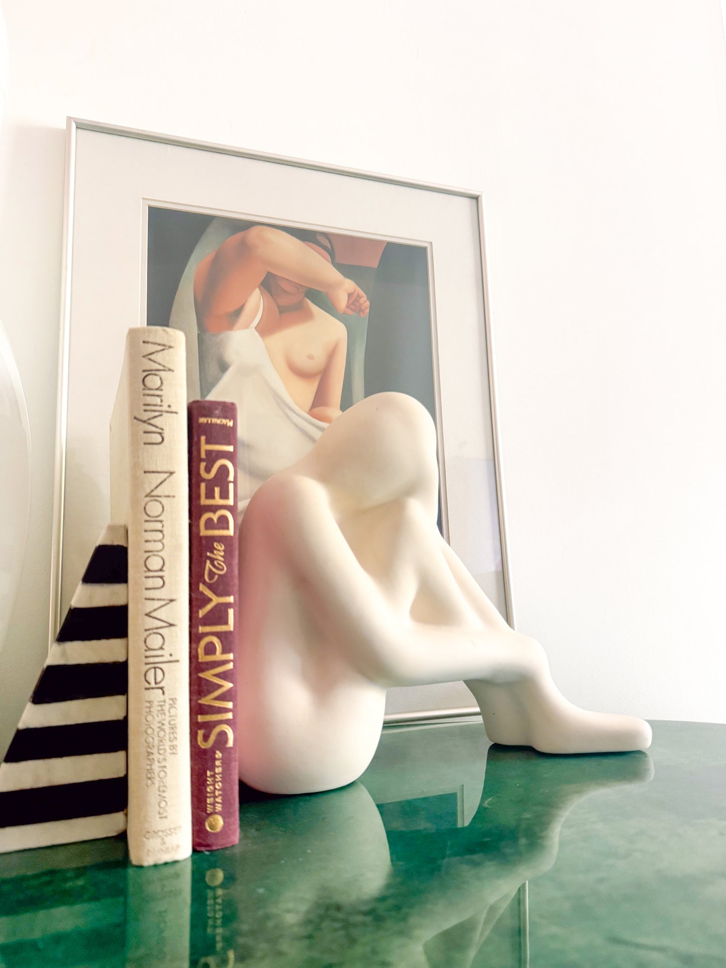 IKEA Någon Ceramic Seated Figure Sculpture by Ab Majid, Scandinavian Modern 1990