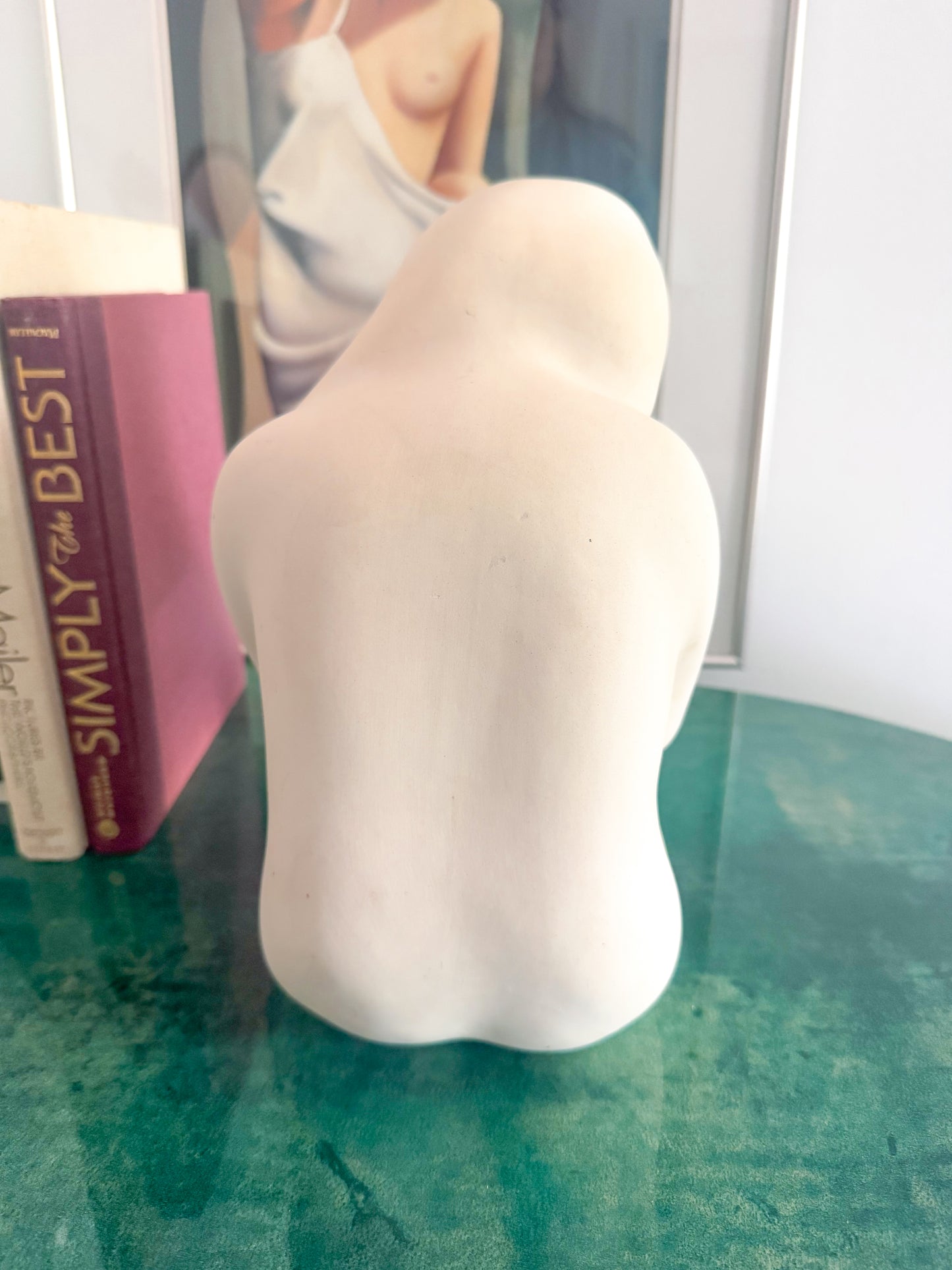 IKEA Någon Ceramic Seated Figure Sculpture by Ab Majid, Scandinavian Modern 1990