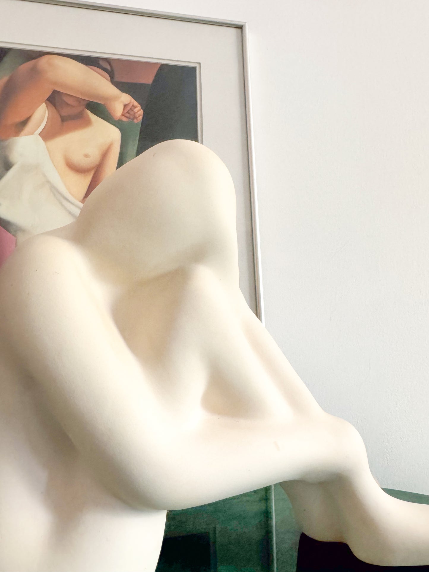 IKEA Någon Ceramic Seated Figure Sculpture by Ab Majid, Scandinavian Modern 1990