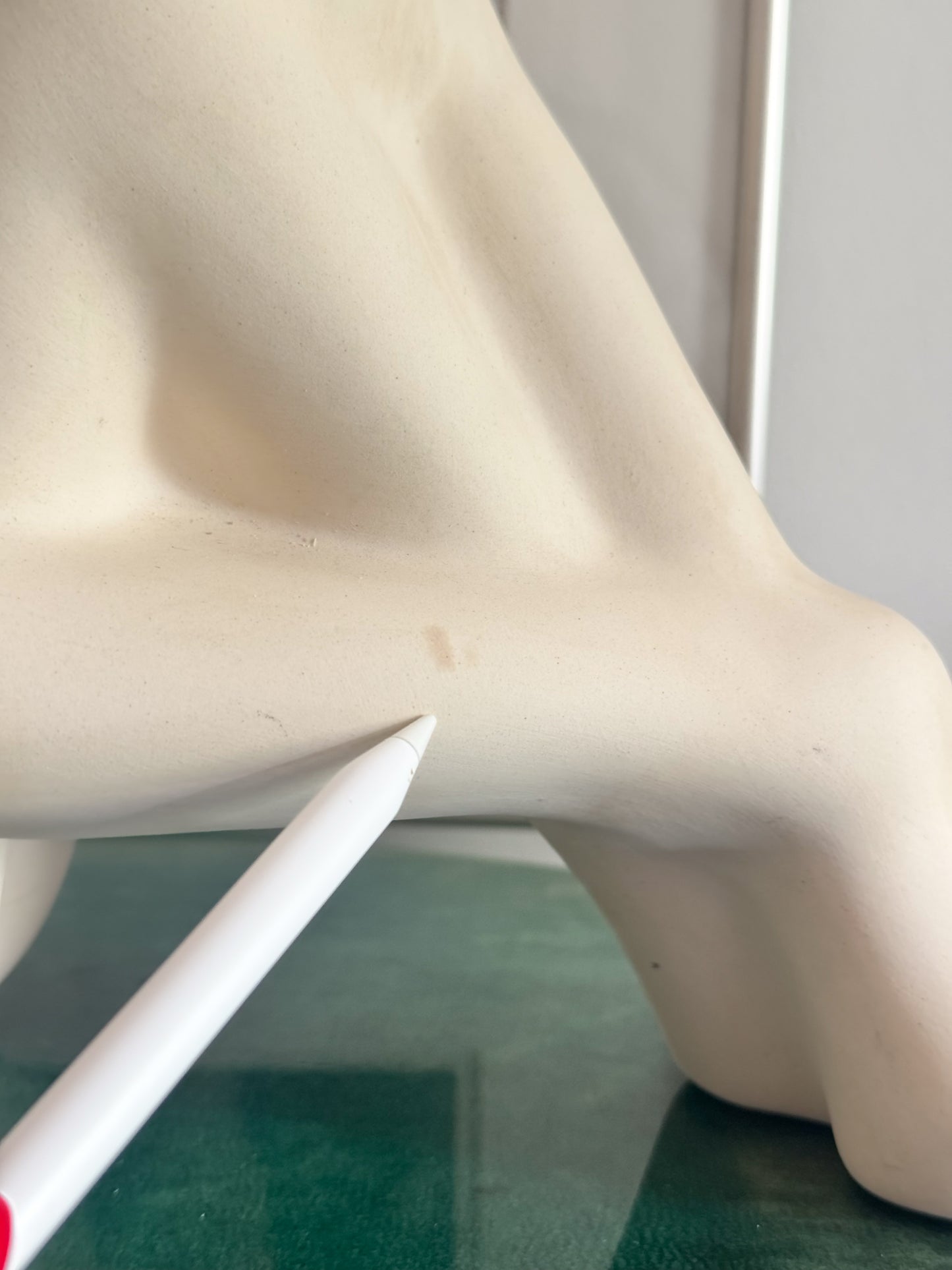 IKEA Någon Ceramic Seated Figure Sculpture by Ab Majid, Scandinavian Modern 1990