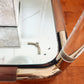 1970s Hollywood Regency Lucite & Brass Bar Cart with Glass and Mirrored Shelves