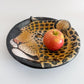Hollywood Regency Italian Terracotta Majolica Glazed Leopard Cheetah Catchall