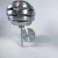 Eglo “Mercur” Brushed Aluminum Space Age Wall Light Sconce, Austria