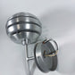 Eglo “Mercur” Brushed Aluminum Space Age Wall Light Sconce, Austria