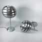 Eglo ‘Mercur’ Brushed-Aluminium Ring Lamp, Austrian Space-Age 1960s Table Light