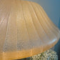 Vintage 1970's Mushroom Brass Lamp Plastic