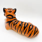 Vintage Hand Painted Tiger Sculpture