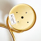 Hollywood Regency 4 Egoluce Wall Light Sconces, Brass, Glass, Italy, 1980s