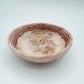 Red Multicolour Marble Bowl