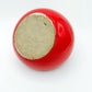 Large Red Ceramic Orb Sphere Ashtray