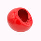 Large Red Ceramic Orb Sphere Ashtray