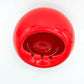 Large Red Ceramic Orb Sphere Ashtray