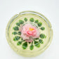 Flower Pink Rose Encapsulated Ashtray