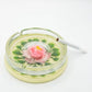 Flower Pink Rose Encapsulated Ashtray