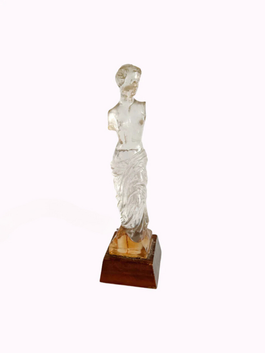 Vintage Lucite Acrylic Venus de Milo Lamp