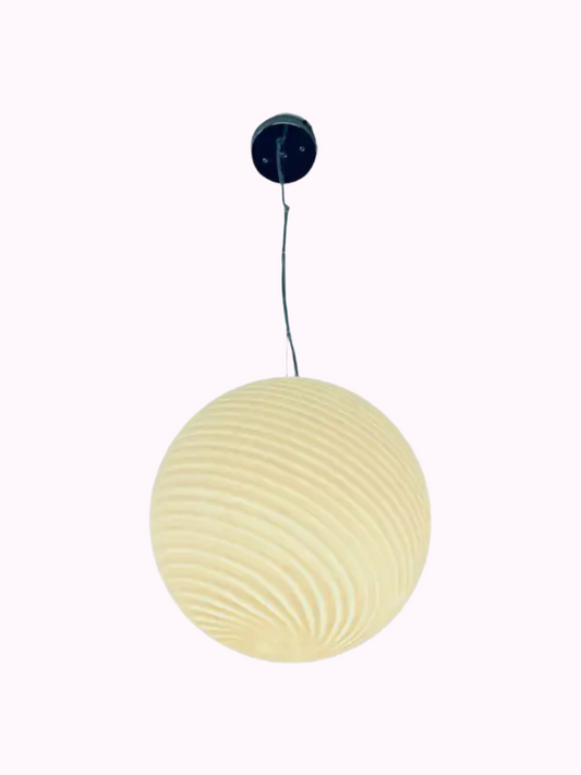 Italian Murano Sphere Globe Pendant Lamp