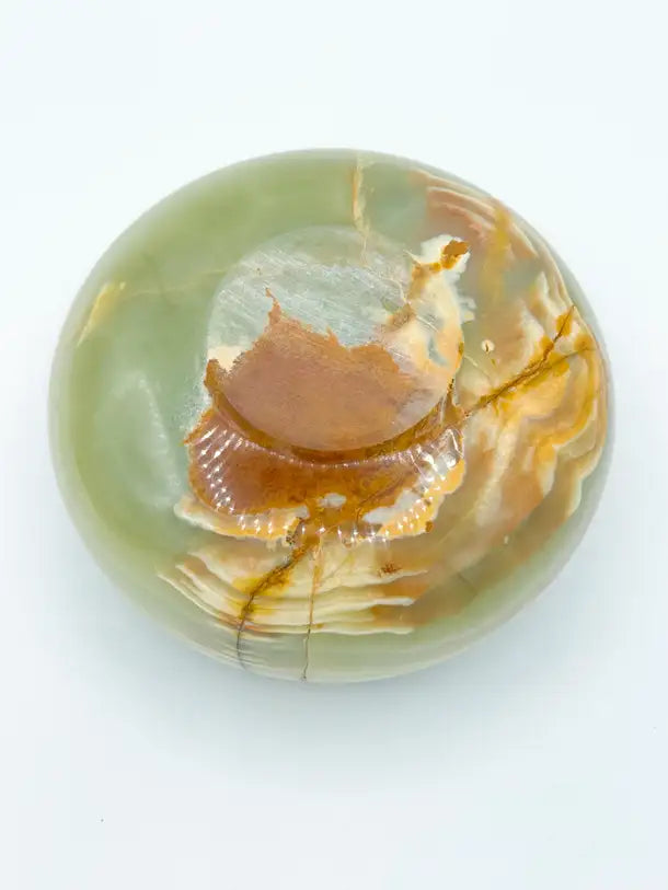 Green Onyx Stone Decorative Bowl | Flower Vase